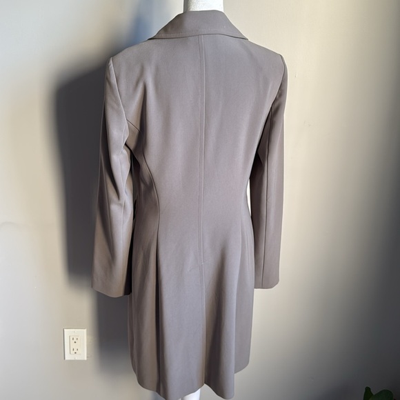 St. John Gray Blazer Coat - Picture 4 of 12